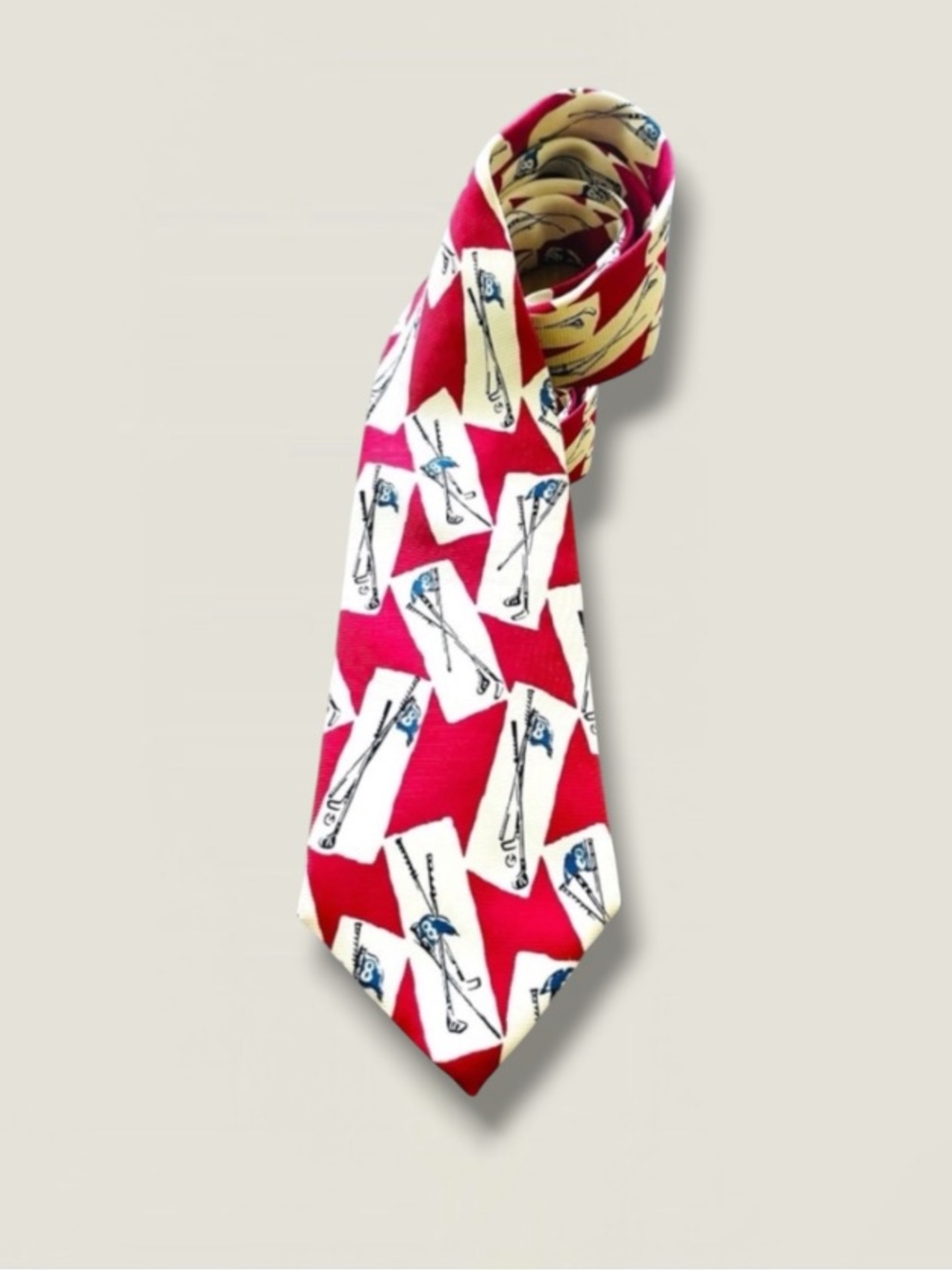 POLO RALPH LAUREN MENS SILK GOLF TIE